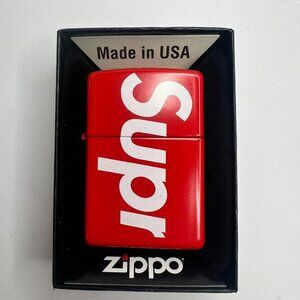 Supreme Logo Zippo Lighter (RED)